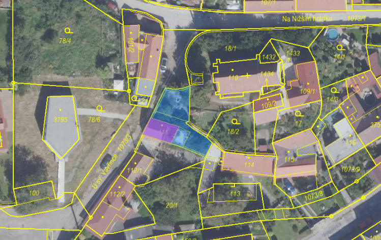 Podíl 1/14 na pozemku 224 m2, Brandýs nad Labem