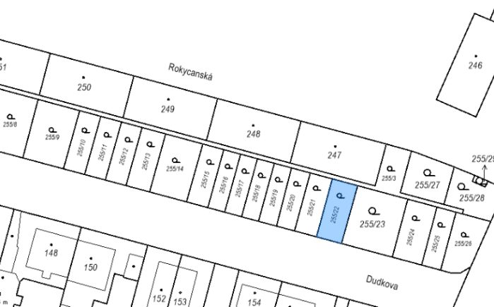 Podíl 1/2 na pozemku 83 m2, Praha - Letňany